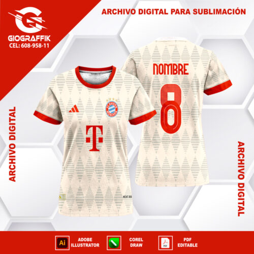 BAYER MUNICH CREMA GEOMETRIC 2024