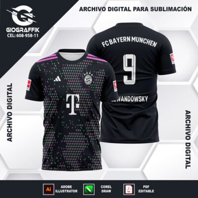 BAYER MUNICH GEOMETRIC VISITA 2023-24
