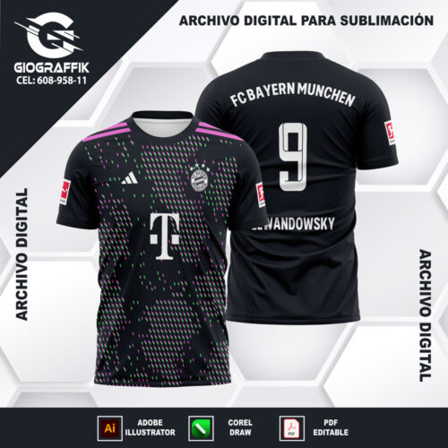 BAYER MUNICH GEOMETRIC VISITA 2023-24