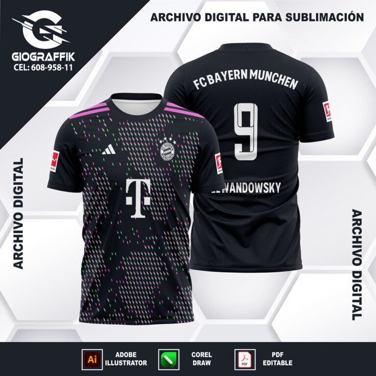 BAYER MUNICH GEOMETRIC VISITA 2023-24