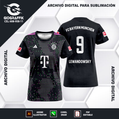 BAYER MUNICH GEOMETRIC VISITA 2023-24