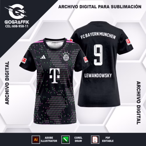BAYER MUNICH GEOMETRIC VISITA 2023-24