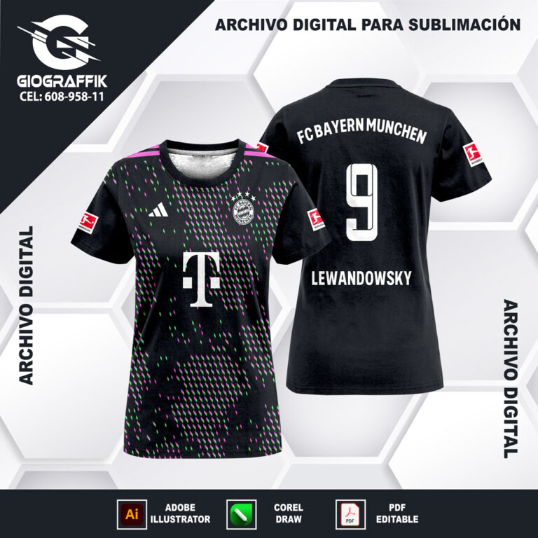 BAYER MUNICH GEOMETRIC VISITA 2023-24