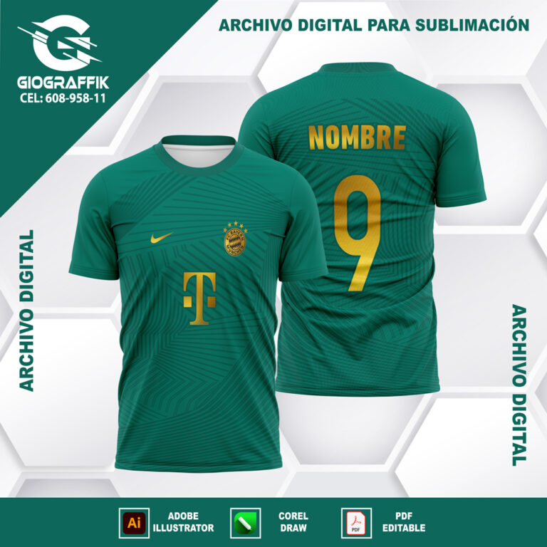 BAYER MUNICH GREEN GEOMETRIC