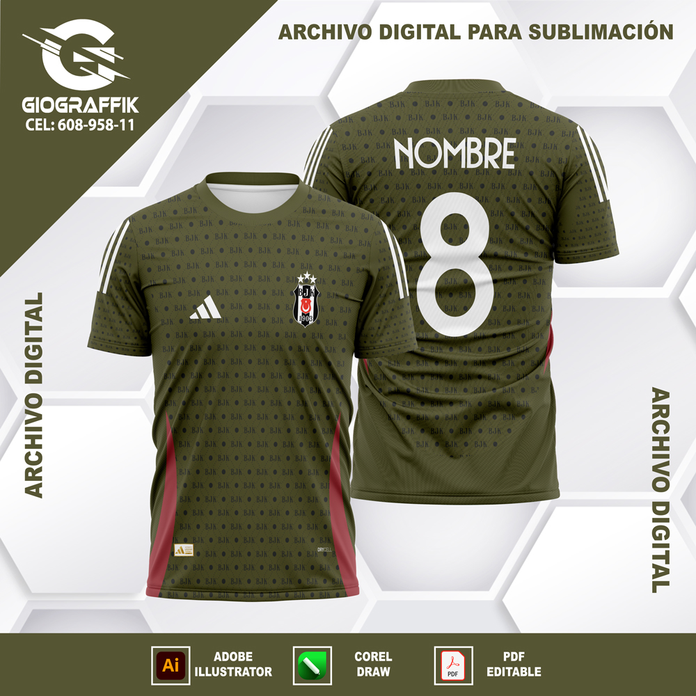 BESIKTAS VERDE MILITAR VISITA 2024-25 C BESIKTAS VERDE MILITAR VISITA 2024-25 C