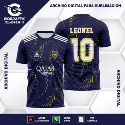 BOCA JUNIOR CONCEPT TRAMA BLUE