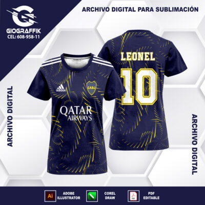 BOCA JUNIOR CONCEPT TRAMA BLUE