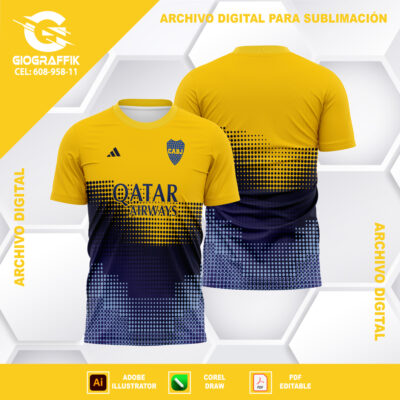 BOCA JUNIOR GEOMETRIC DEGRADE