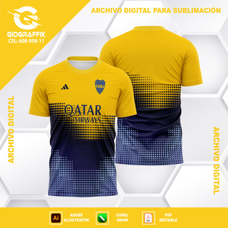 BOCA JUNIOR GEOMETRIC DEGRADE