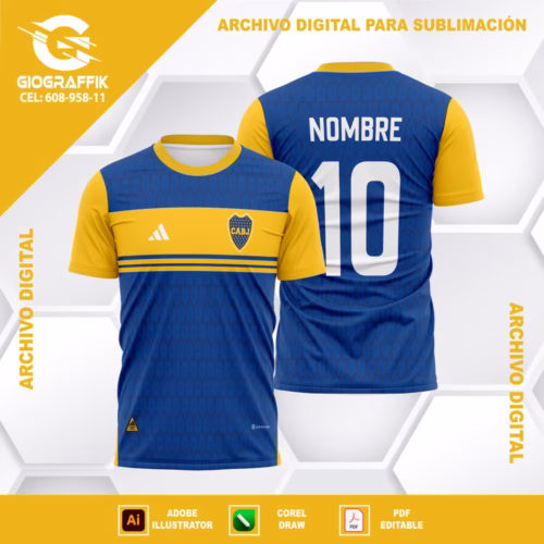 BOCA JUNIOR HOME PATTERN 2024-25