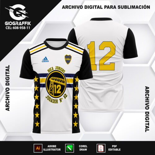 BOCA JUNIOR PERSONALIZADO 2021