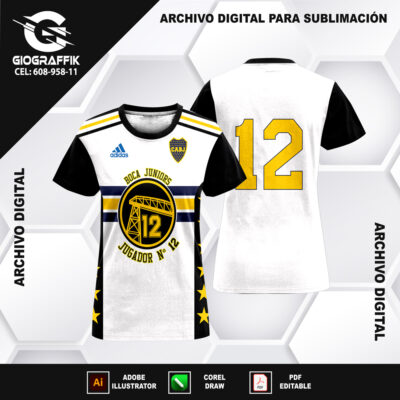 BOCA JUNIOR PERSONALIZADO 2021