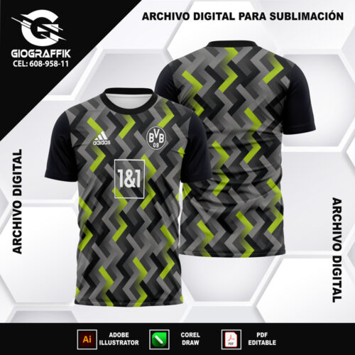 BORUSSIA DORTMUND GEOMETRIC CONCEPT