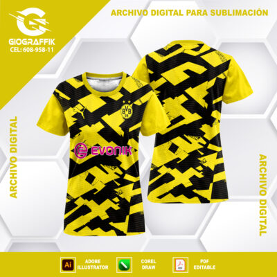 BORUSSIA DORTMUND GEOMETRIC PATTERN 2022