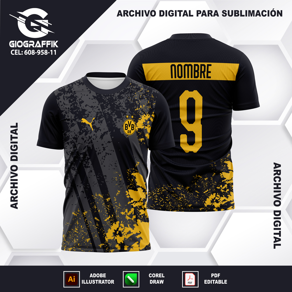 BORUSSIA DORTMUND GRUNGE 2022 C BORUSSIA DORTMUND GRUNGE 2022 C