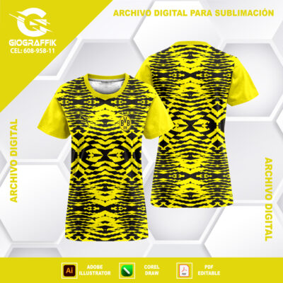 BORUSSIA DORTMUND GRUNGE BLACK