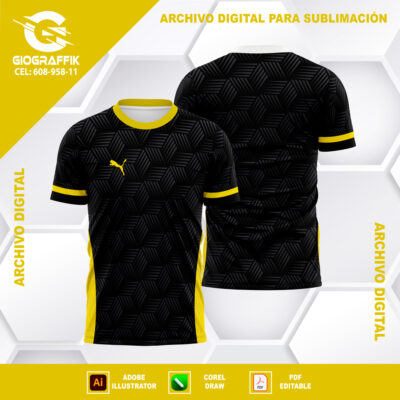 BORUSSIA DORTMUND PATTERN GEOMETRIC 2025