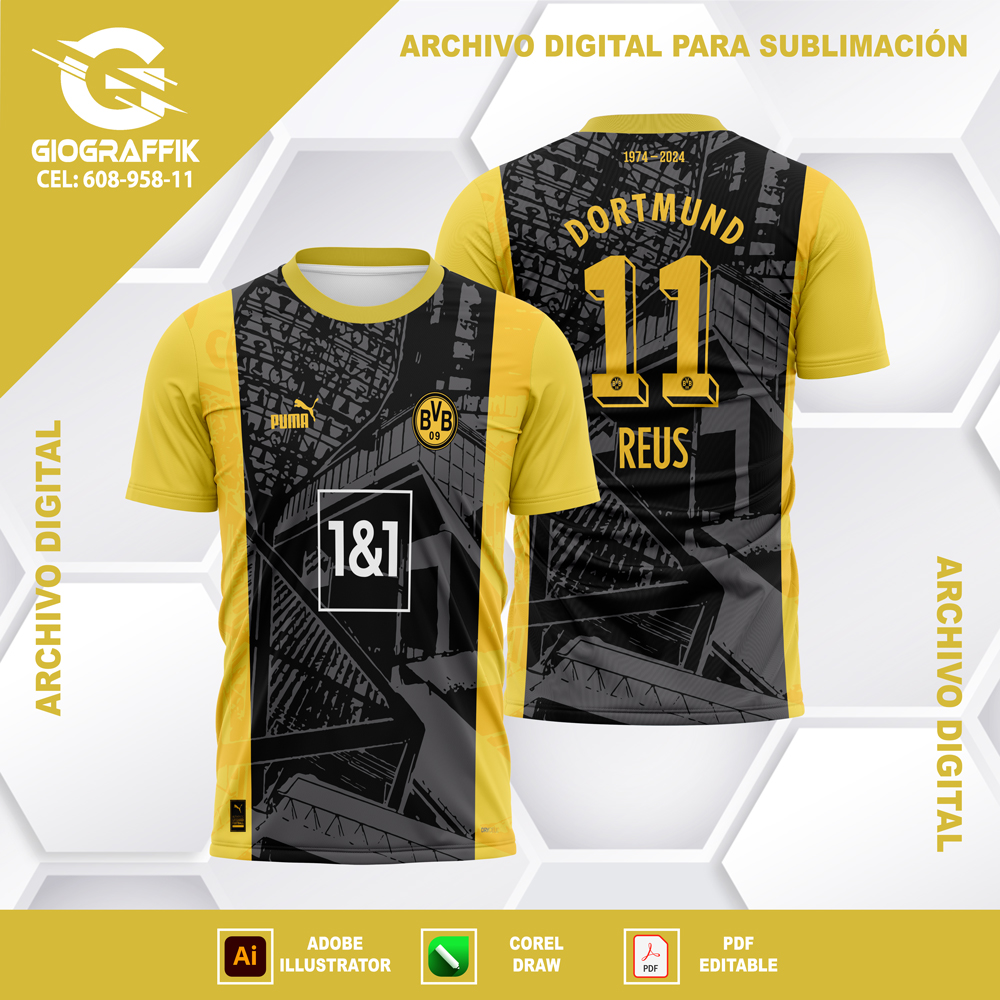 BORUSSIA DORTMUND PERSONALIZADO 2023 C BORUSSIA DORTMUND PERSONALIZADO 2023 C
