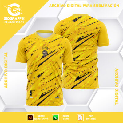 BSC MARATHON YELLOW GRUNGE