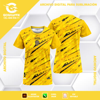 BSC MARATHON YELLOW GRUNGE