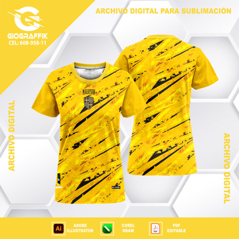 BSC MARATHON YELLOW GRUNGE