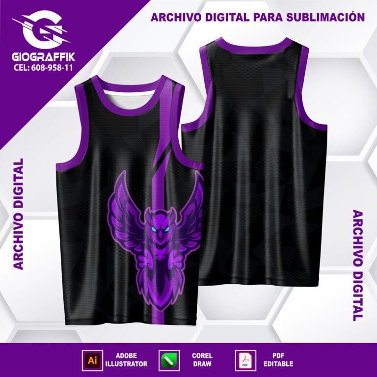 BUHO NEONS MORADO GEOMETRIC TRIANGULOS
