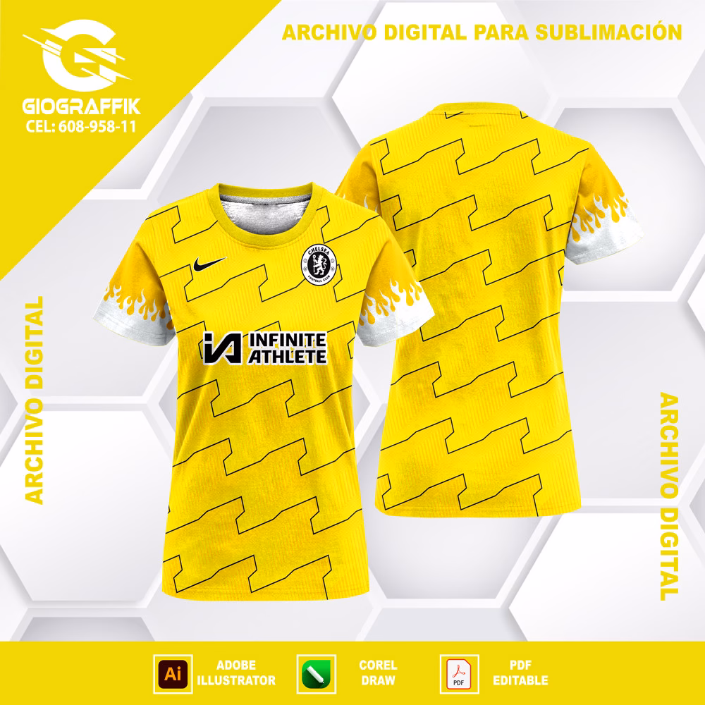 CHELSEA FANTASY YELLOW 2024-25 - Imagen 2