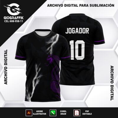COBRA MORADO RAYOS GEOMETRIC PLOMO