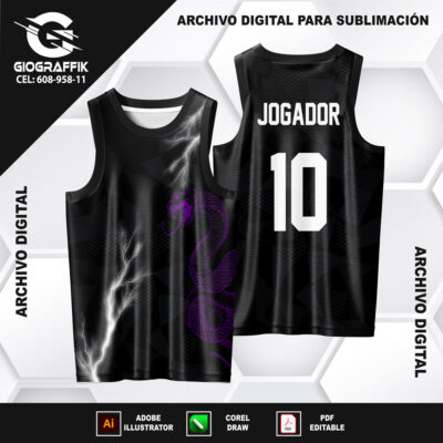 COBRA MORADO RAYOS GEOMETRIC PLOMO
