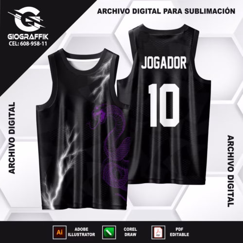 COBRA MORADO RAYOS GEOMETRIC PLOMO