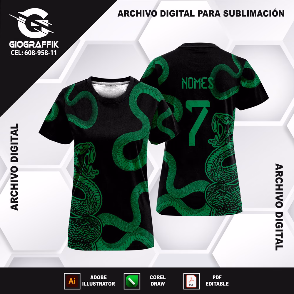 COBRA SERPIENTE GREEN OSCURO BLACK CONCEPT - Imagen 3