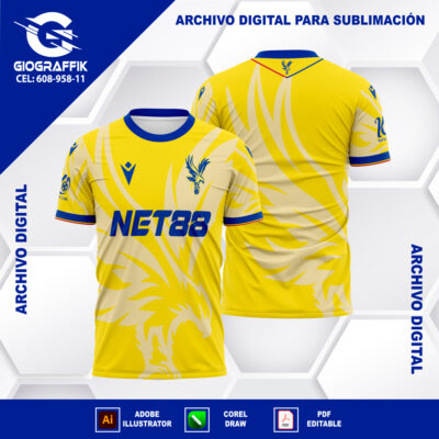 CRYSTAL PALACE VISITA YELLOW 2024-25