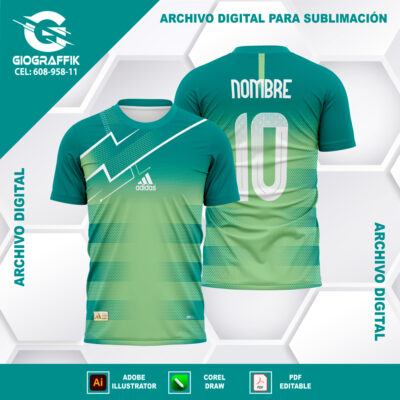 DEGRADE ESMERALDA GEOMETRIC