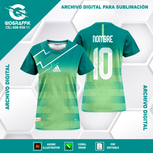 DEGRADE ESMERALDA GEOMETRIC
