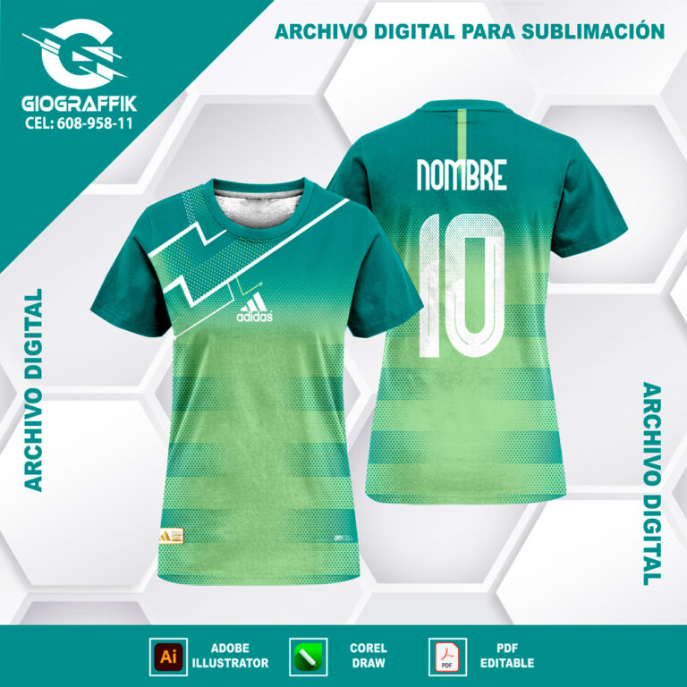 DEGRADE ESMERALDA GEOMETRIC