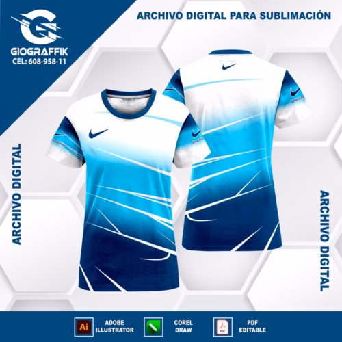 DEGRADE PUNTAS LINEAS BLUE