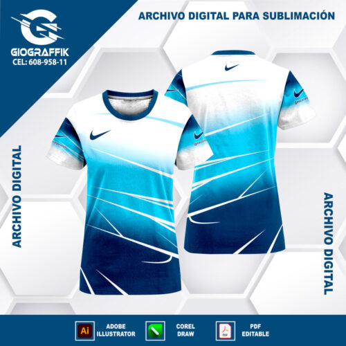 DEGRADE PUNTAS LINEAS BLUE