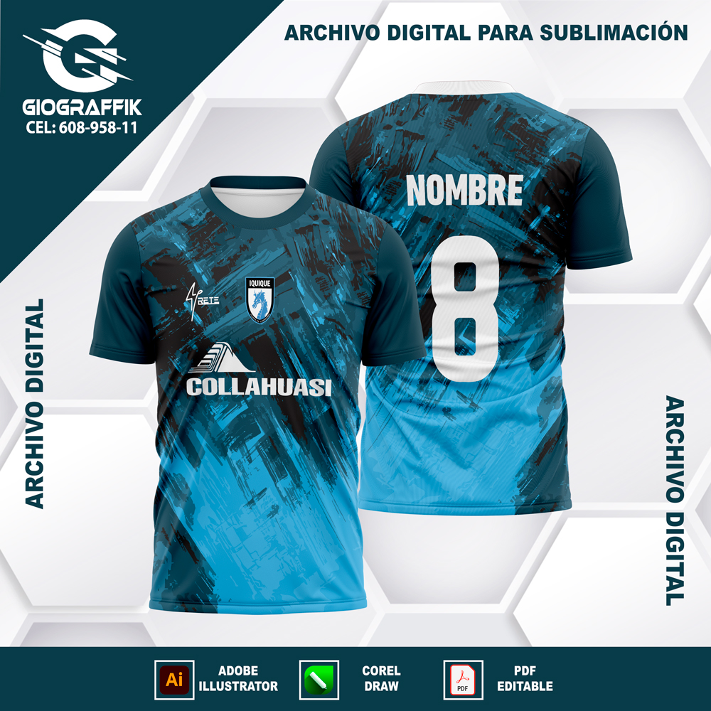 DEPORTES IQUIQUE HOME GRUNGE 2024 C DEPORTES IQUIQUE HOME GRUNGE 2024 C