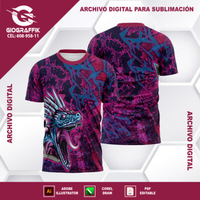 DRAGON COBRA GRUNGE MAGENTA BLUE