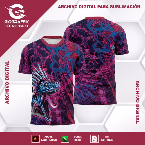 DRAGON COBRA GRUNGE MAGENTA BLUE