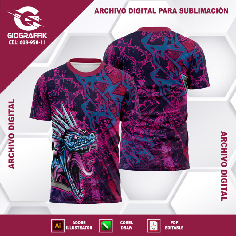 DRAGON COBRA GRUNGE MAGENTA BLUE