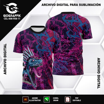 DRAGON COBRA GRUNGE MAGENTA BLUE