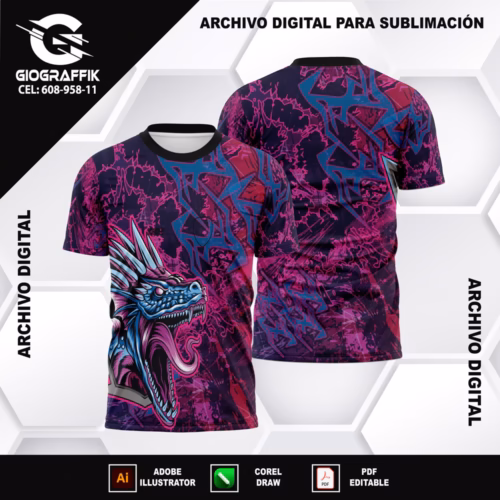 DRAGON COBRA GRUNGE MAGENTA BLUE