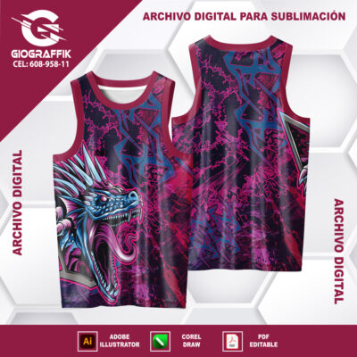 DRAGON COBRA GRUNGE MAGENTA BLUE
