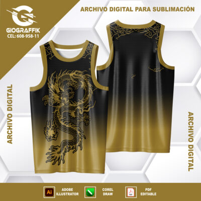 DRAGON CREMA DEGRADE BLACK NUBES
