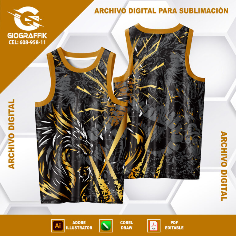 DRAGON DORADO GRIS PATTERNS BLACK GRUNGE