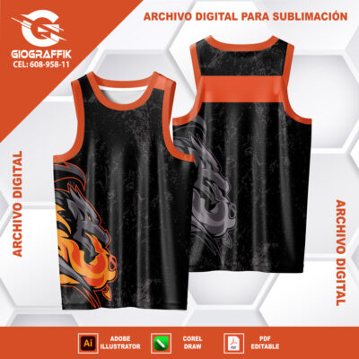 DRAGON FLAMAS ORANGE GRUNGE PLOMO CONCEPT