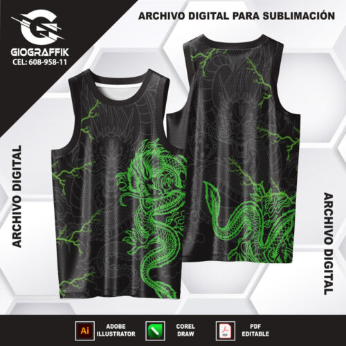 DRAGON GREEN OPACITY PATTERNS RAYOS