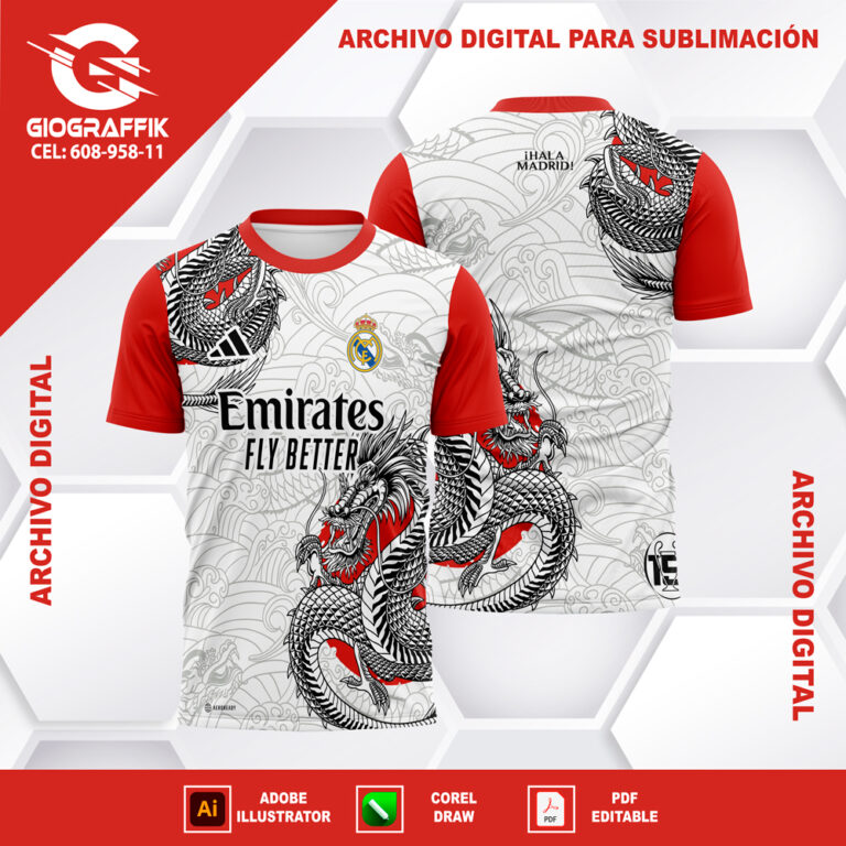 DRAGON RED BLACK PATTERNS GRISS CONCEPT