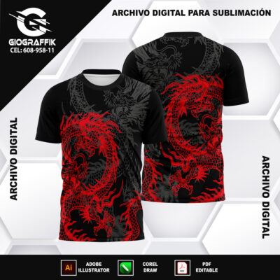 DRAGON RED PLATEADO CONCEPT